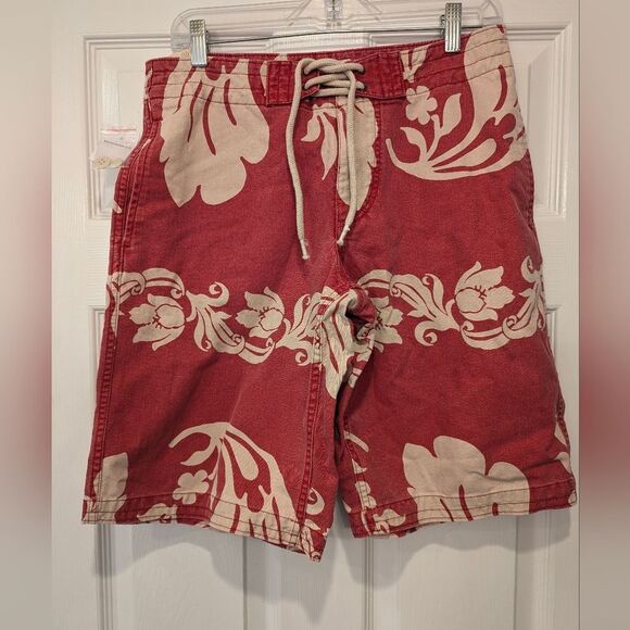NWT Denim&Supply Polo Ralph Lauren Mens Size 30 Floral Board Heliconia Shorts - Picture 1 of 10